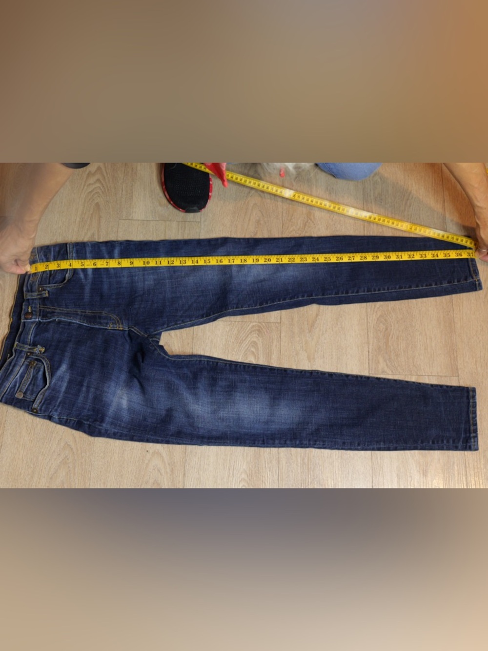 R13 High Rise Skinny Jeans in Dark Wash Size 27 - Picture 10 of 12